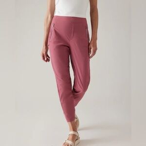 Athleta Trekkie North Pink Berry Rose Pants
